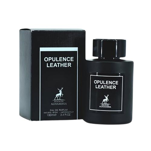 Lattafa Maison Alhambra Opulence Leather (Formerly Amber & Leather) EDP For Him 100ml / 3.4 Fl. Oz.