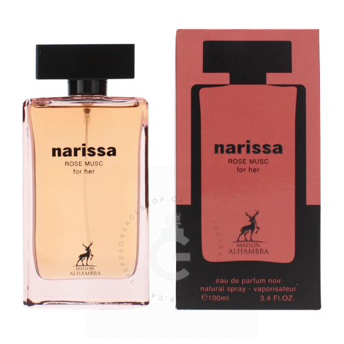 Lattafa Maison Alhambra Narissa Rose Musc EDP Noir For Her 100 ml / 3.4 Fl. oz.