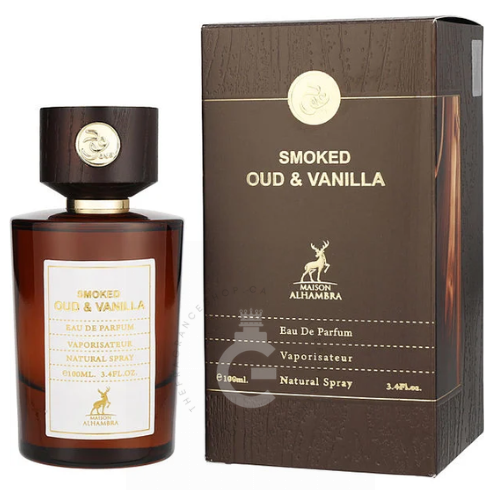 Lattafa Maison Alhambra Smoked Oud & Vanilla EDP For Him / Her 100 ml / 3.4 Fl. oz.