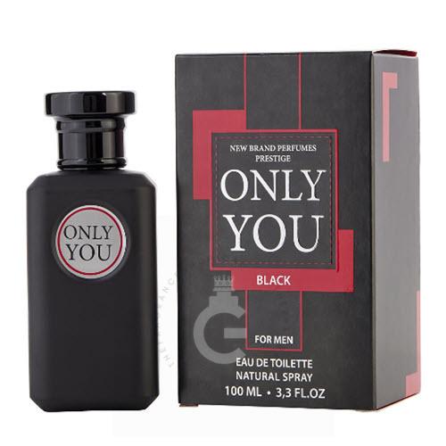 New Brand Prestige Only You Black EDT For Him 100ml / 3.3oz