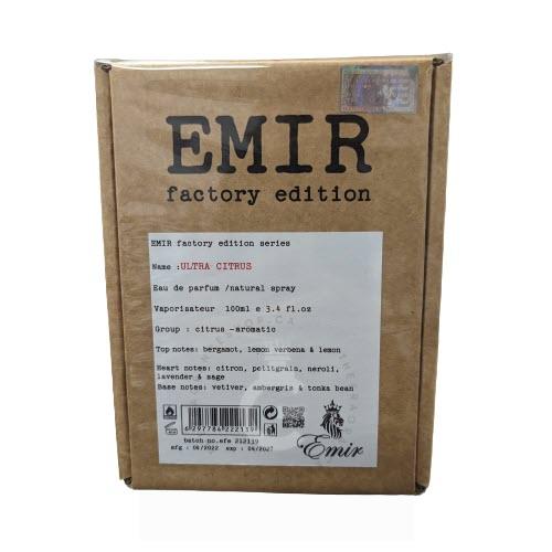 Paris Corner Emir Factory Edition Ultra Citrus EDP For Him 100ml / 3.4oz