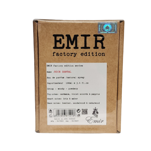 Paris Corner Emir Factory Edition Rich Santal EDP For Him / Her 100mL
