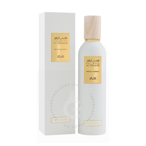 Rasasi Hums Al Zohoor Ivory Touch Parfum D'Ambiance Air Freshener 250 ml / 8.45 Fl. oz.