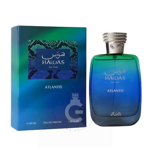 Rasasi Hawas Atlantis EDP For Him / Her 100 ml / 3.38 Fl. oz.