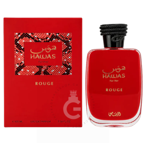 Rasasi Hawas Rouge ( B R 540 ) EDP For Her 100 ml / 3.38 Fl. oz.