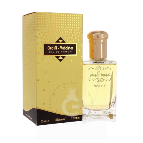 RasasiOud Al Mubakhar Him / Her 100 ml / 3.3 Fl. oz. RasasiOud Al Mubakhar Him / Her 100 ml / 3.3 Fl. oz.