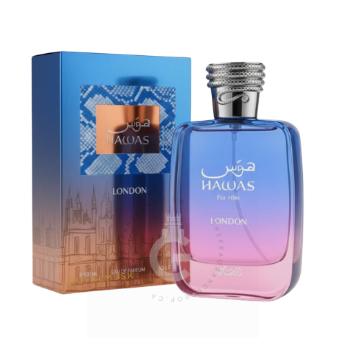 Rasasi Hawas London ( Brompton Immortals ) EDP For Him / Her 100 ml / 3.38 Fl. oz.