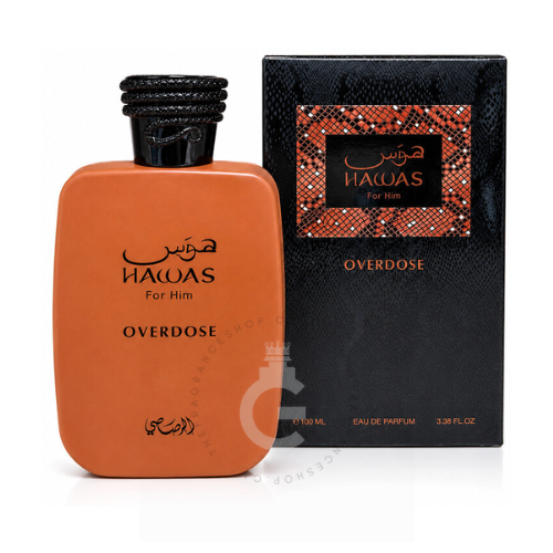 Rasasi Hawas Overdose EDP For Him / Her 100 ml / 3.38 Fl. oz.