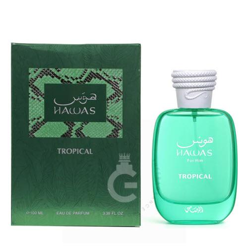 Rasasi Hawas Tropical ( Paradise Garden ) EDP For Him / Her 100 ml / 3.38 Fl. oz.