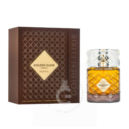 Riiffs Golden Elixir Reserve Extrait De Parfum For Him / Her 100 ml / 3.4 Fl. oz.