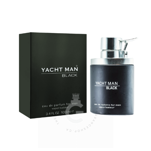 Yacht Man Black EDT For Men 100 ml / 3.4 Fl. oz.