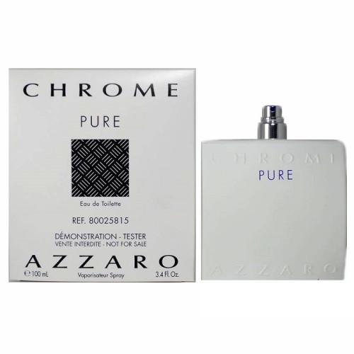 Azzaro Chrome Pure EDT For Men 100ml / 3.4oz Tester