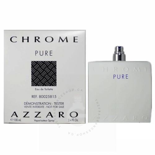 Azzaro Chrome Pure EDT For Men 100ml / 3.4oz Tester