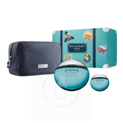 Bvlgari AQVA Marine EDT for Him 3 pcs Gift Set