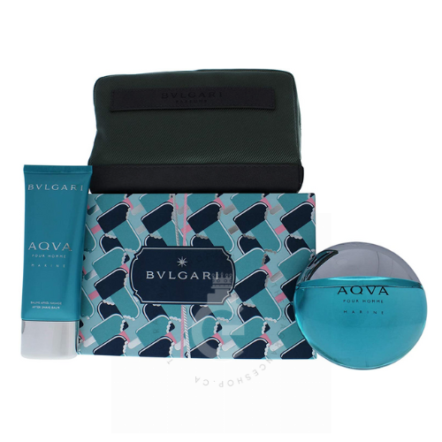 Bvlgari AQVA Marine EDT For  3 pcs Gift Set Him