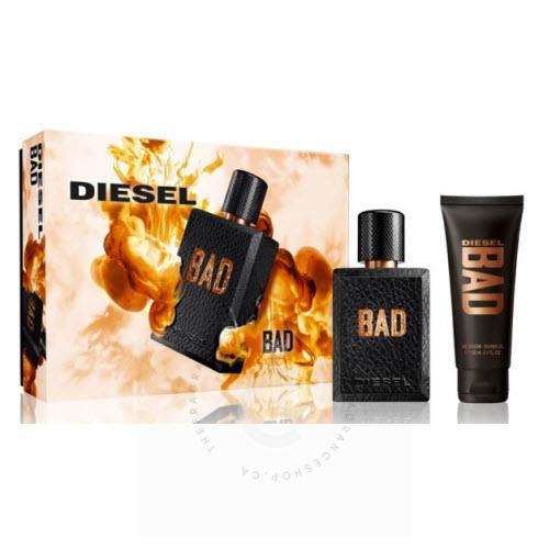 Diesel BAD Giftset EDT for him 75 mL Natural Spray , 100mL Shower Gel 