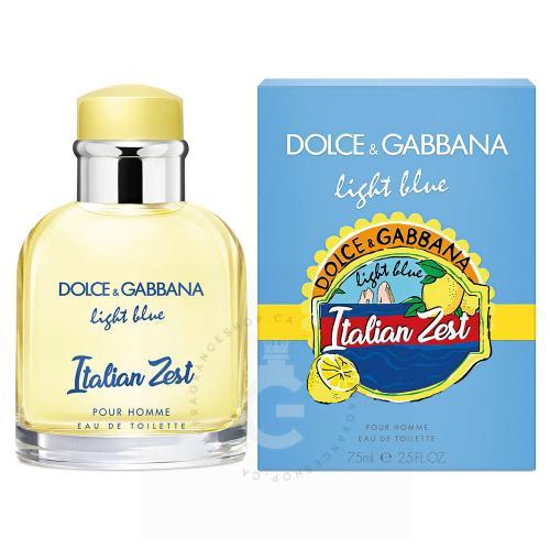 Dolce & Gabbana Light Blue Italian Zest Limited Edition For Men 75ml / 2.5oz