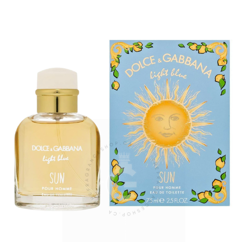 Dolce & Gabbana Light Blue Sun EDT Pour Homme 75 ml / 2.5 Fl. oz.