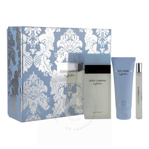 Dolce & Gabbana Light Blue EDT 100mL Gift Set For Her 3pcs