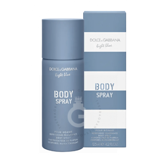 Dolce Gabbana Light Blue Body Spray Pour Homme 125ml Light Blue