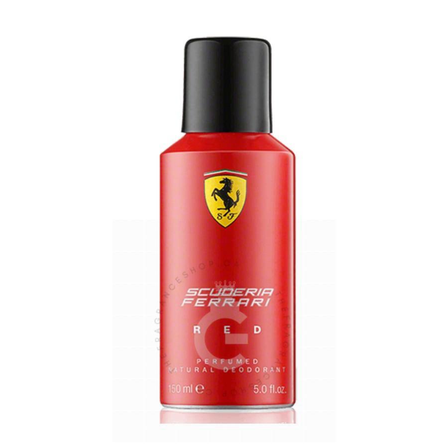 Ferrari Scuderia Red by Ferrari Body Spray for him 150mL Red