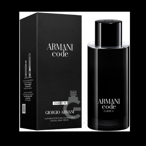 Giorgio Armani Armani Code Parfum Refillable Spray For Him 125ml 4.2 Fl. Oz.