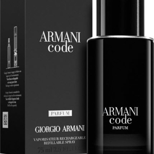 Giorgio Armani Armani Code Parfum Refillable Spray For Him 75mL