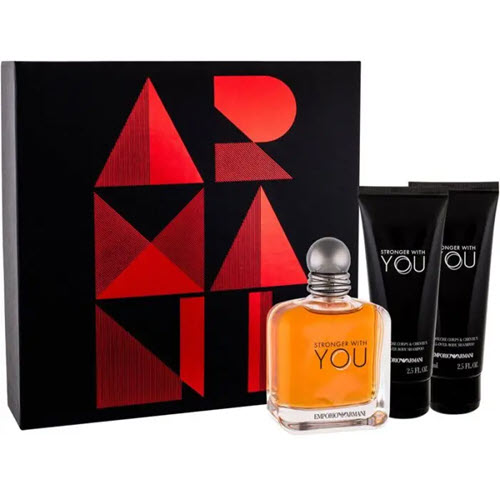 Giorgio Armani Stronger With You 3Pcs Gift Set For Him