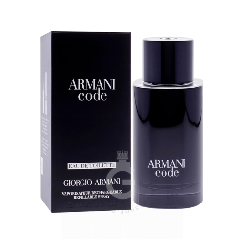 Giorgio Armani Armani Code EDT Rechargeable / Refillable For Him 125 ml  / 4.2 Fl. oz. 