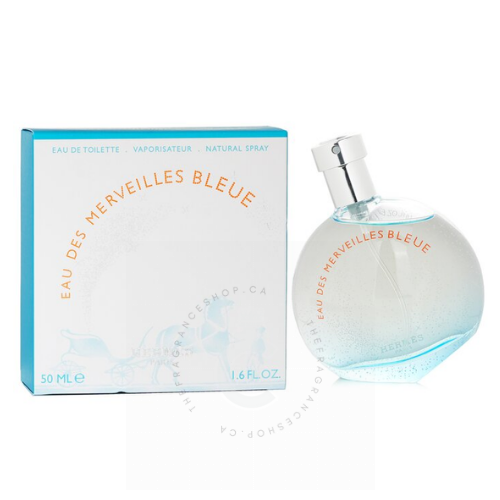 Hermes Eau Des Merveilles Bleue EDT For Her 50 ml / 1.6 Fl. oz.