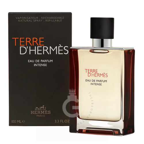 Hermes Terre d'Hermes EDP Intense For Him 100 ml / 3.3 Fl. oz. Refillable