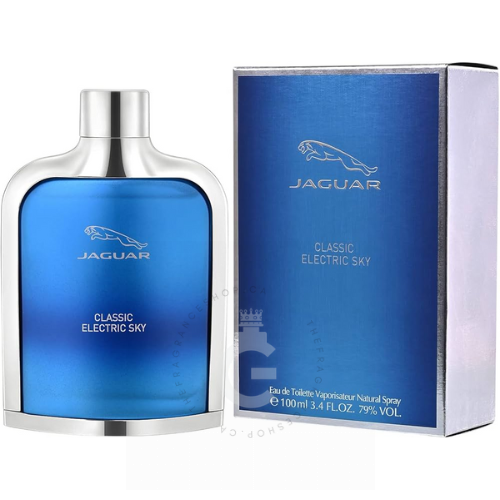 Jaguar Classic Electric Sky EDT For Him 100ml / 3.4 Fl. oz.