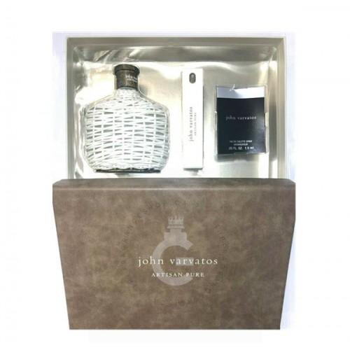 John Varvatos Artisan Pure 3 Piece Gift Set for him 125ml