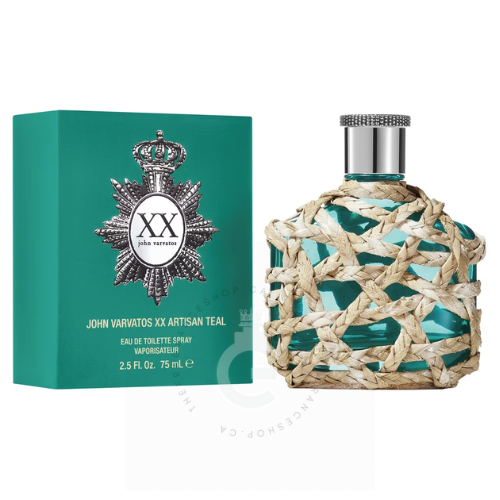 John Varvatos XX Artisan Teal EDT for him 75 ml / 4.2 Fl.oz