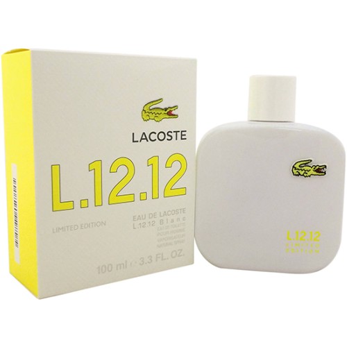 Lacoste Eau De Lacoste L.12.12 Blanc Limited Edition Neon For Him EDT 100ml / 3.3oz
