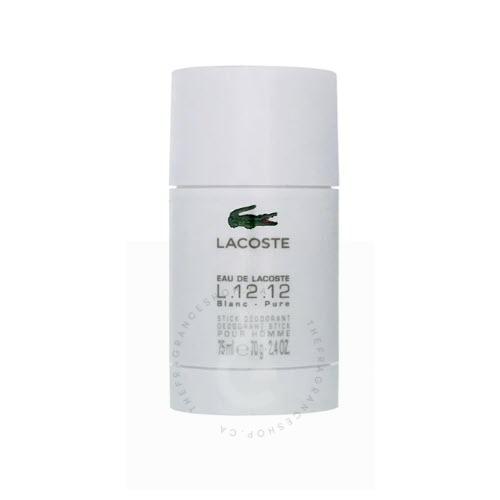 Lacoste Eau De Lacoste L.12.12 Blanc Pure Deodorant Stick For Him EDT 70g / 24oz