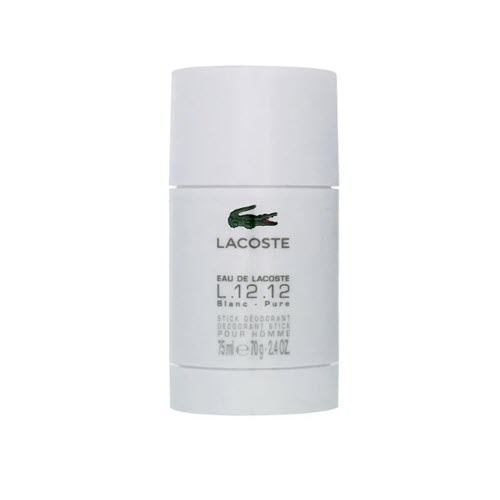Lacoste Eau De Lacoste L.12.12 Blanc Pure Deodorant Stick For Him EDT 70g / 24oz