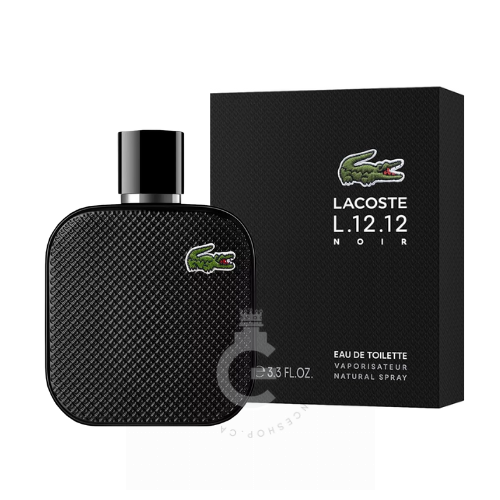 Lacoste L.12.12 Noir EDT For Him 100 ml / 3.3 Fl. oz.