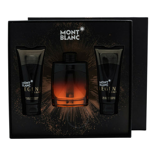 Mont Blanc Legend Night EDP 3pcs Gift Set For Him 100mL