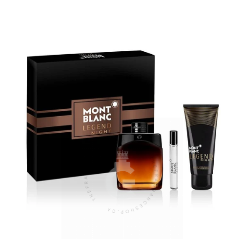 Montblanc Legend Night EDP 3pcs Gift Set For Him