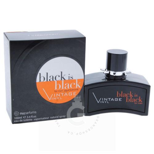 Nuparfums Black Is Black Vintage Vinyl For Men EDT 100ml