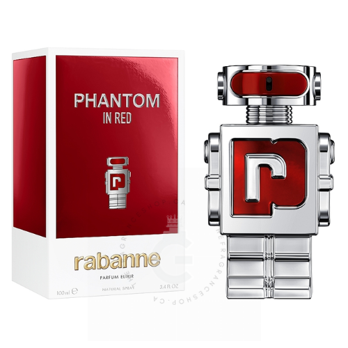 Paco Rabanne Phantom In Red Parfum Elixir For Him 100 ml / 3.4 Fl. oz.