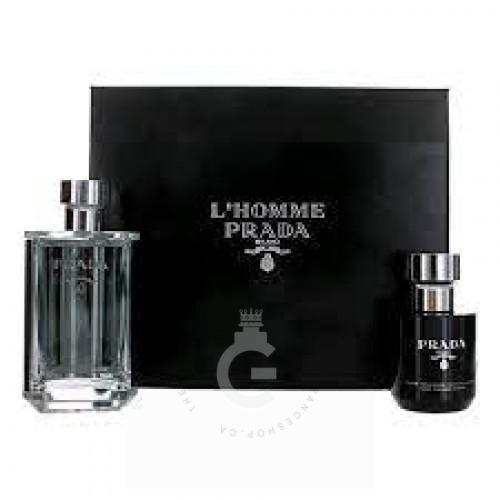 Prada L'homme Milano Gift Set For Men