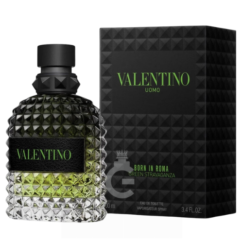 Valentino Uomo Born In Roma Green Stravaganza EDT For Him 100 ml / 3.4 Fl. oz.