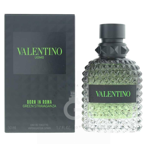 Valentino Uomo Born In Roma Green Stravaganza EDT For Him 50 ml / 1.7 Fl. oz.