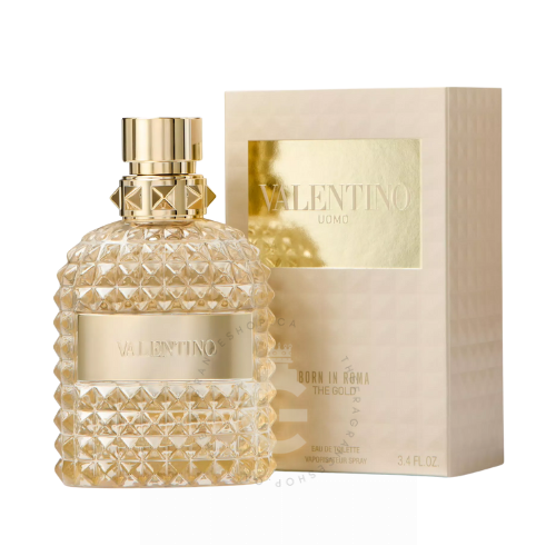 Valentino Uomo Born In Roma The Gold EDT For Him 100 ml / 3.4 Fl. oz.
