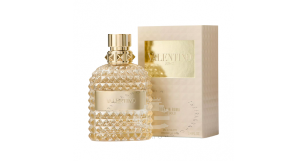 Valentino Uomo Born In Roma The Gold EDT For Him 100 ml / 3.4 Fl. oz.