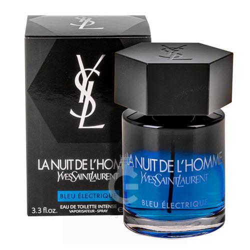 Yves Saint Laurent YSL La Nuit De L'Homme Bleu Electrique EDT For Him 100ml / 3.3oz 