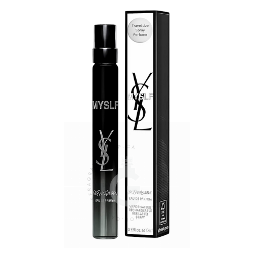 Yves Saint Laurent MYSLF EDP Refillable Travel Spray For Him 10 ml / 0.33 Fl. oz.