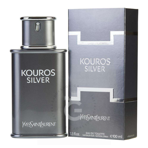 Yves Saint Laurent YSL Kouros Silver For Him 100 ml / 3.3 Fl. oz.